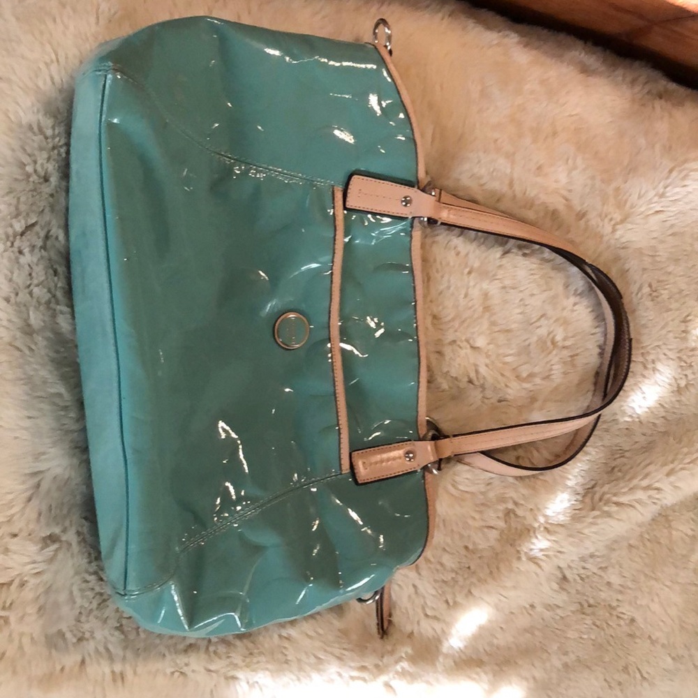 Coach purse. Medium size. Teal